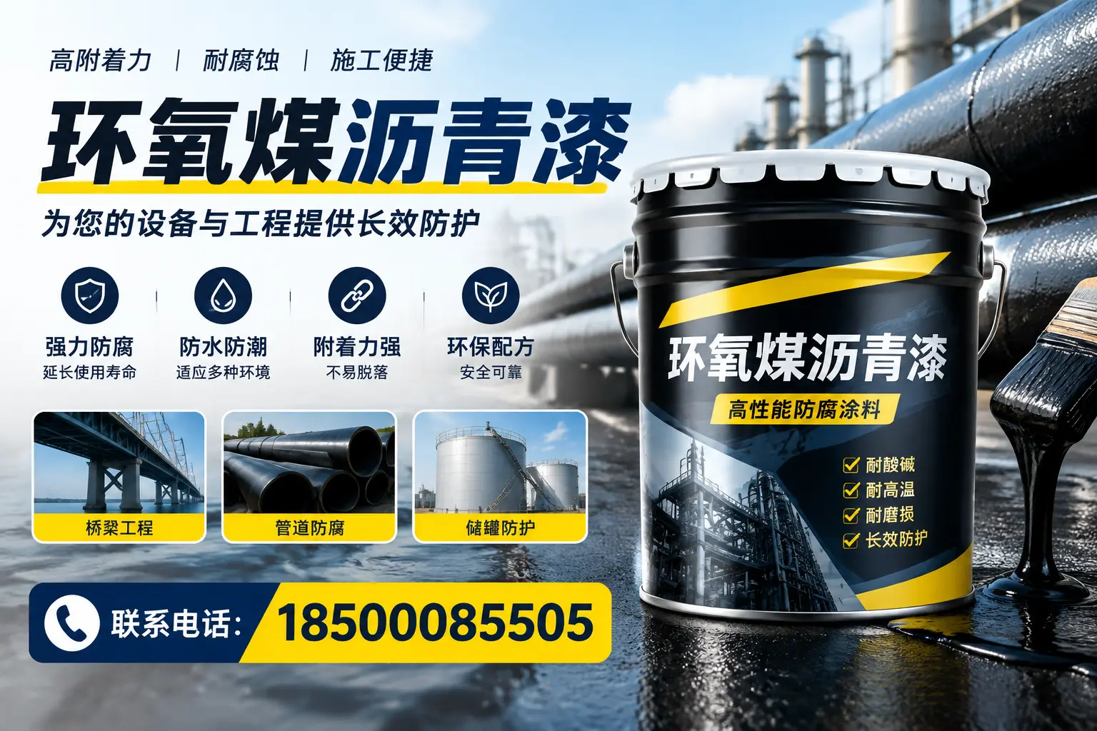 环氧煤沥青漆与其他涂料的对比分析，助力白杨企业决策